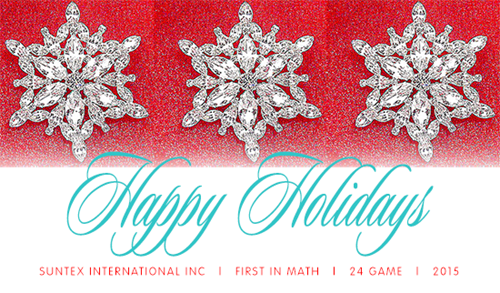 Happy Holidays from all of us at First In Math!