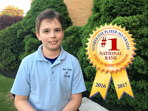 Daniel Wang, 2017 National Top Ten Champ, All Grades